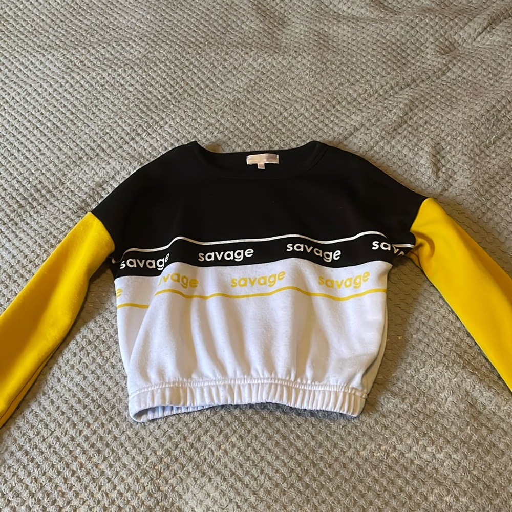 Stella Tweed Girls Savage Sweatshirt Girls Size M 10/12